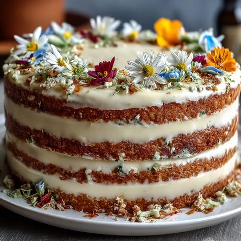 Spring Naked Cake Lemon