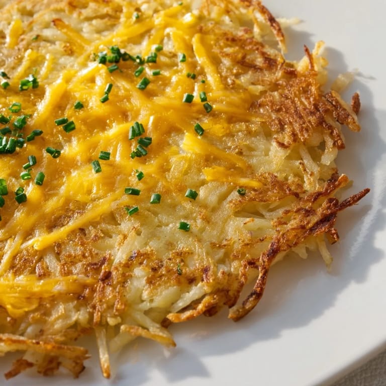 See these amazing hash browns, a fluffy potato delight with savory seasoning.