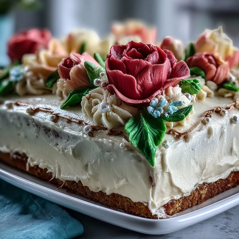 A crowd-pleasing graduation cake featuring luscious buttercream roses and an edible diploma scroll for a memorable celebration.