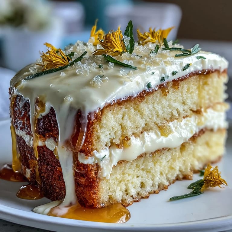 Elegant Mother's Day Lemon Curd Layer Cake, a vibrant centerpiece bursting with flavor.