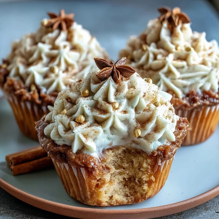 Glistening Taurus Birthday Cupcakes showcasing luscious, speckled terracotta frosting, ready for celebration.